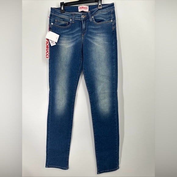 NWT FIORUCCI & Naomi Campbell Skinny Push Up Jeans Size 29 - Picture 1 of 4
